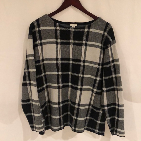 J. Jill Plaid Super Soft Sweater - Picture 2 of 8